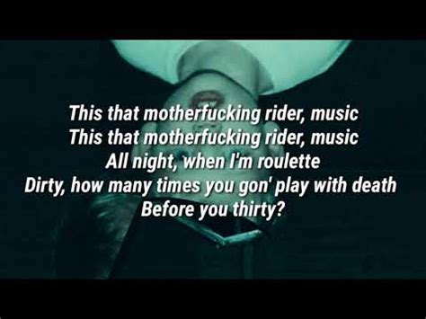 roulette mgk lyrics